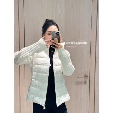 批发新款拼接毛衣羽绒服外套 50绒达标 显瘦又轻薄的一款 黑 白 粉