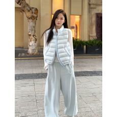 批发原版质量韩系休闲棉服马甲女2025秋<b class='q'>冬</b>新款百搭轻薄立领短款马甲潮