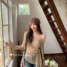 批发原版银丝线 韩版<b class='q'>时尚</b>晕染百搭长袖T恤女春秋靴裤不规则打底上衣潮