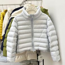 批发<b class='q'>韩版</b>时尚新款棉服女冬季靴裤简约风排骨修身小个子时尚棉衣外套潮