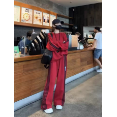 2026春季新款运动套装女韩系宽松显瘦时尚卫衣休闲两件套超