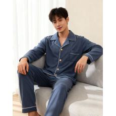 批发[黛琳芬]德绒长袖<b class='q'>长裤</b><b class='q'>男</b>士睡衣秋冬韩系情侣款家居服pajamas347