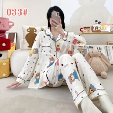 黛琳芬60款云朵棉长袖长裤女士睡衣卡通薄款家居服pajamas371