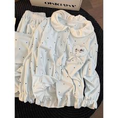 批发[黛琳芬]德绒<b class='q'>长袖</b>女士睡衣秋冬季韩系ins风少女<b class='q'>家居服</b>pajamas378