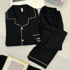 批发[黛琳芬]5色云朵棉绣花长袖<b class='q'>男士</b><b class='q'>睡衣</b>套装家居服家居服pajamas398