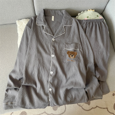 批发[黛琳芬]云朵棉4个色长袖<b class='q'>男</b>士睡衣春秋青年休闲家居服pajamas403