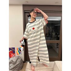 批发[黛琳芬]仿棉连体带短袖<b class='q'>睡衣</b>女韩系女士<b class='q'>卡通</b>童趣家居服pajamas