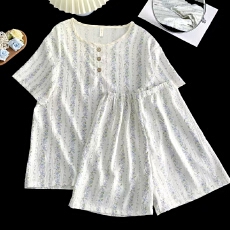 批发[黛琳芬]云朵棉女士睡衣家居服批发加<b class='q'>大码</b>休闲妈妈款可外出414