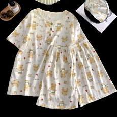 批发[黛琳芬]云朵棉女士睡衣家居服批发加<b class='q'>大码</b>休闲妈妈款可外出414