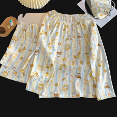 黛琳芬云朵棉女士家居服套装韩系套头加大码女士睡衣批发417