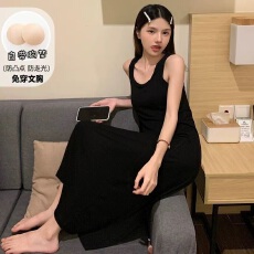 批发[黛琳芬]带胸垫吊带长裤<b class='q'>睡衣</b>韩系少女<b class='q'>夏季</b>甜美新款女士家居458