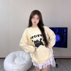 批发特<b class='q'>大码</b>200斤女装高级感穿搭软糯宽松秋冬内搭外穿印花针织毛衣女