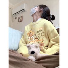 批发特<b class='q'>大码</b>200斤女装高级感穿搭软糯宽松秋冬内搭外穿印花针织毛衣女