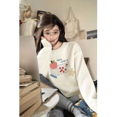 批发特<b class='q'>大码</b>200斤女装高级感穿搭软糯宽松秋冬内搭外穿印花针织毛衣女