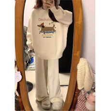 批发特<b class='q'>大码</b>200斤女装高级感穿搭软糯宽松秋冬内搭外穿印花针织毛衣女