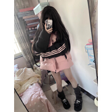 批发可退换(高品质手塞棉不跑棉加厚)冬季宽松印花<b class='q'>棉衣</b>棉服面包服女