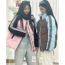 批发可退换(高品质手塞棉不跑棉加厚)冬季宽松印花<b class='q'>棉衣</b>棉服面包服女