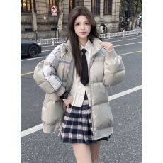 成品现货 立领羽绒棉衣棉服女冬季新款宽松设计感保暖加厚面包服