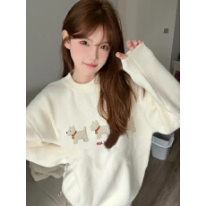 批发特<b class='q'>大码</b>200斤<b class='q'>女装</b>高级感穿搭软糯宽松秋冬内搭外穿印花针织毛衣女