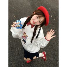 批发特<b class='q'>大码</b>200斤<b class='q'>女装</b>高级感穿搭软糯宽松秋冬内搭外穿印花针织毛衣女