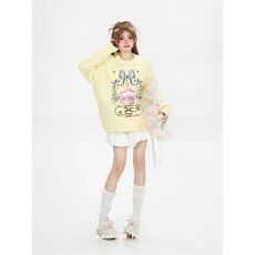 批发特<b class='q'>大码</b>200斤<b class='q'>女装</b>高级感穿搭软糯宽松秋冬内搭外穿印花针织毛衣女