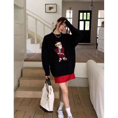 批发特<b class='q'>大码</b>200斤<b class='q'>女装</b>高级感穿搭软糯宽松秋冬内搭外穿印花针织毛衣女