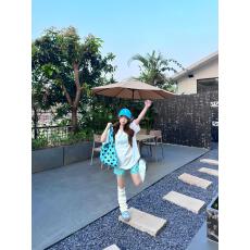 高品质纯棉230克精梳紧密手感好爽滑优质做工前印花短袖t恤女