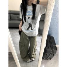 批发高品质纯棉200克精梳紧密手感好爽滑优质做工（前印花）短袖<b class='q'>t</b><b class='q'>恤</b><b class='q'>女</b>