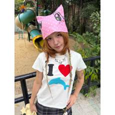 批发原版做法纯棉220克40支食毛+手感有弹力印花修身收腰短袖t恤女