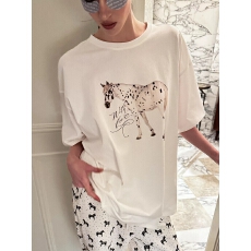 批发高品质纯棉200克精梳紧密手感好爽滑优质做工（前印花）短袖t恤女