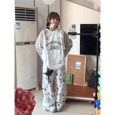 高品质纯棉230克19支食毛+手感超爽滑插肩原版条纹长袖T恤女
