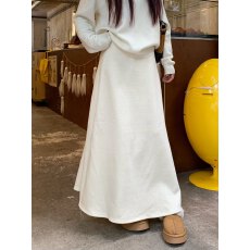 批发实拍 经典简约加绒<b class='q'>百搭</b>显瘦A字半身裙长裙