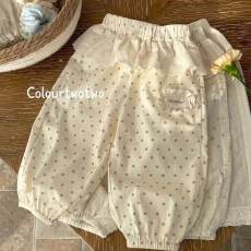 批发2026夏季新款日系卡通印花可爱洋气舒适软料可外穿百搭轻薄长裤