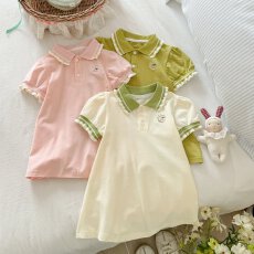 批发<b class='q'>女</b><b class='q'>童</b><b class='q'>polo</b><b class='q'>裙</b><b class='q'>夏</b><b class='q'>季</b>棉质<b class='q'>女</b>宝连衣裙婴儿<b class='q'>童</b>装上衣公主短袖T恤裙子
