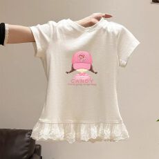 儿童背心T恤男女童2026夏季无袖上衣中大童薄款圆领宝宝休闲洋气