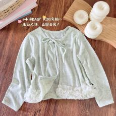 批发女童蕾丝花边防晒衣 [雪花棉面料】