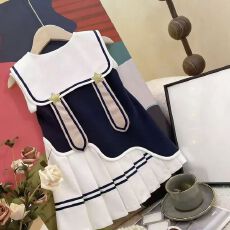 批发<b class='q'>女</b><b class='q'>童</b>朱迪连衣裙夏季新款女孩兔子警官公主裙<b class='q'>夏装</b>儿童学院风百褶裙