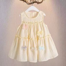 女童夏装连衣裙婴儿公主裙新款夏季薄款女宝背心小女孩裙子