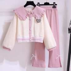 批发<b class='q'>女</b><b class='q'>童</b>套装洋气2026新款春秋女孩韩范运动时髦小香风网红两件套<b class='q'>童装</b>