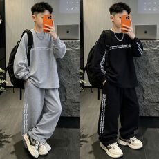 批发2026新款春秋套装儿童<b class='q'>男童</b>秋<b class='q'>装</b>套装中大童两件套秋季休闲男孩运动