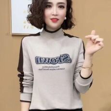 批发爆款德绒半高领打底衫女秋<b class='q'>冬</b>2025新款韩版时尚保暖减龄长袖上衣潮