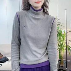 批发高领德绒打底衫女2026秋<b class='q'>冬</b>季新款韩版加厚洋气百搭长袖上衣潮大码