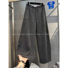 批发原版复真超 胖MM大码韩版阔腿裤女冬季加厚加绒糯米裤休闲卫衣