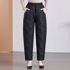 批发轻羽绒棉裤女士冬季新款加厚高档保暖显瘦外穿棉裤冬款时尚百搭