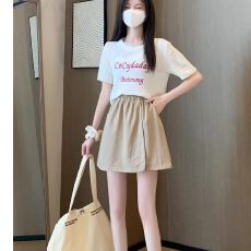 批发山本工装裙裤休闲冰丝运动短裤女夏季薄款2025<b class='q'>新款</b>宽松阔腿五分裤