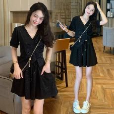 批发<b class='q'>大码</b>夏季胖mm一整套穿搭半身裙两件套遮肉显瘦洋气时尚减龄套装女