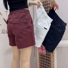 批发胖mm大码夏季短裤女<b class='q'>时尚</b>新款高腰百搭宽松洋气显瘦薄款休闲裤热裤