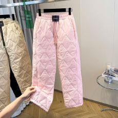批发今年流行的爆款直筒裤菱格压线棉裤女冬季复古时尚减龄保暖休闲裤