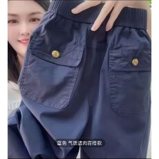 批发<b class='q'>哈伦裤</b>洋气新款高腰九分2026春秋季弹力显瘦小个子百搭休闲裤宽松