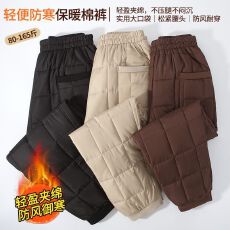 批发26年秋冬新款<b class='q'>女士</b>羽绒棉裤高腰显瘦遮肉外穿防风保暖休闲裤<b class='q'>哈伦裤</b>